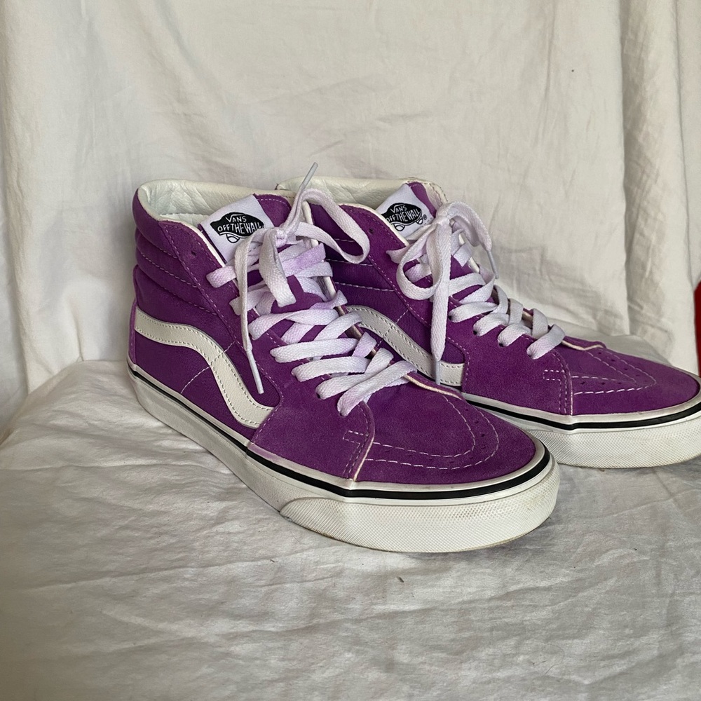 Purple Old Skool High stop Vans